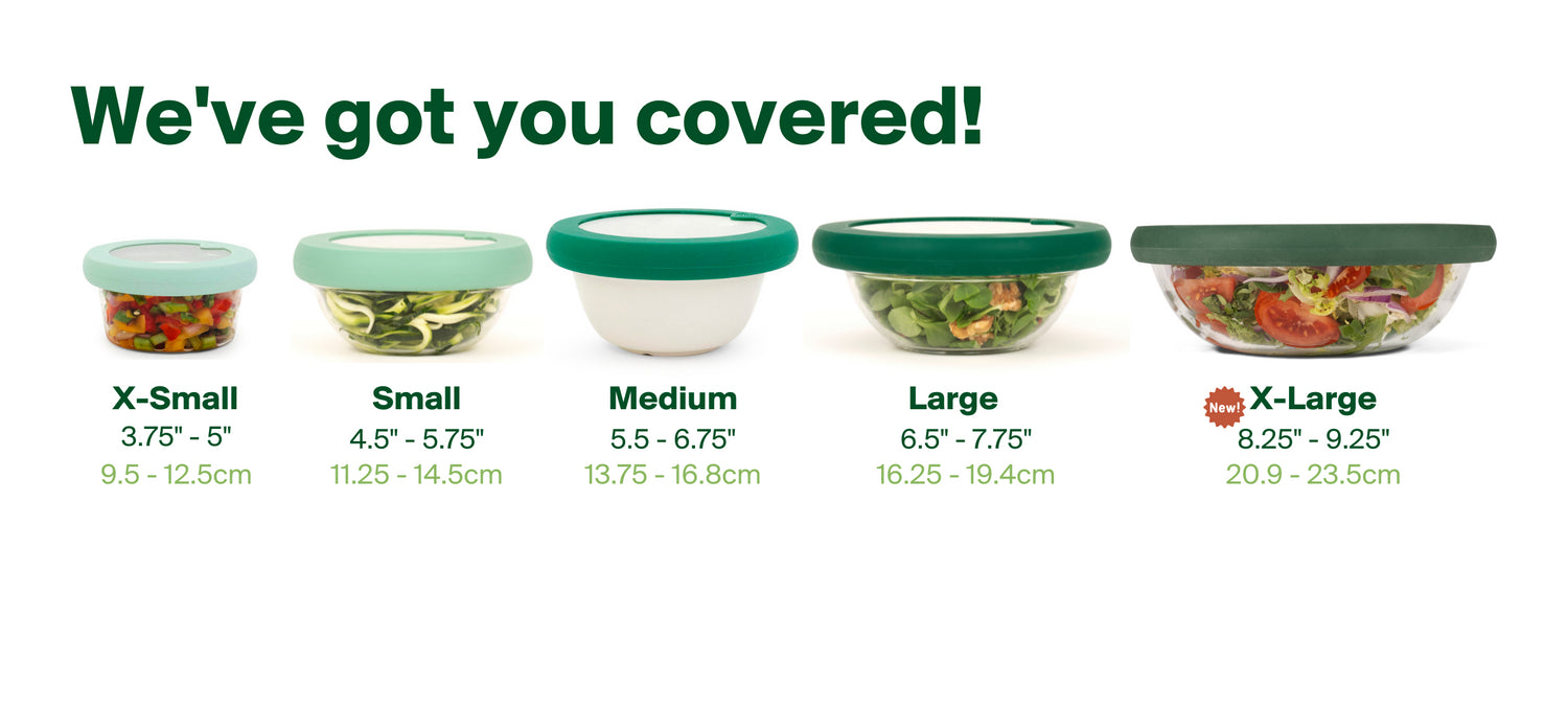 Food Huggers Set of Lids