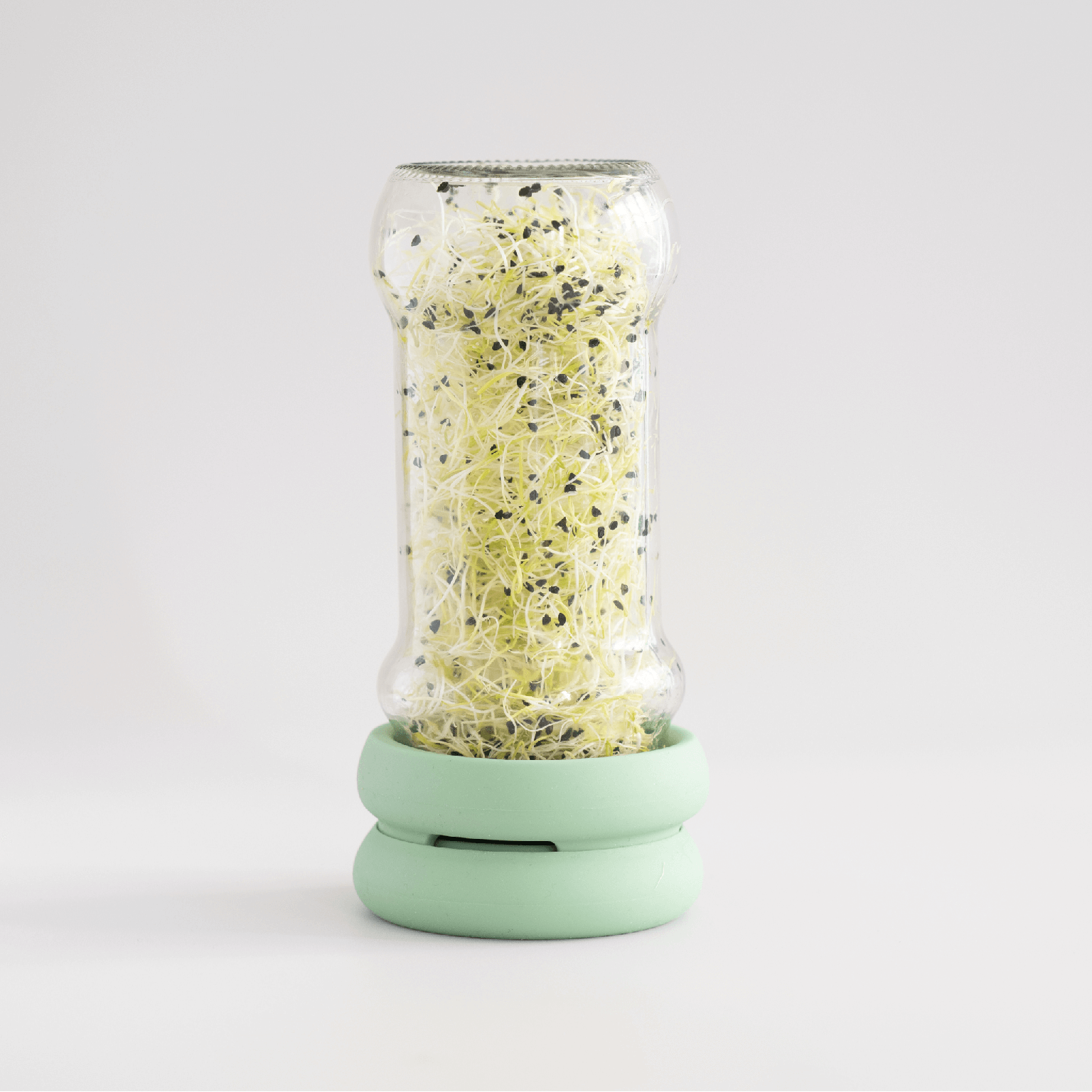 1 Pack Green Jar-key Jar Opener The Original Easy Use by Anyone  (Transparent)