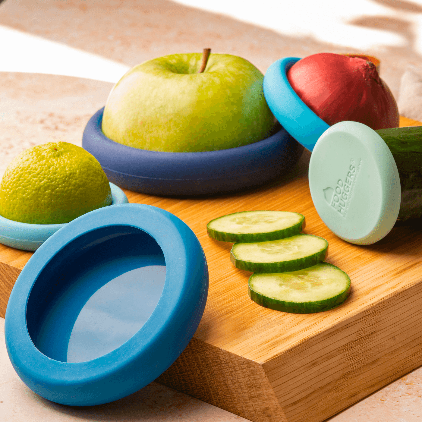 Food Huggers - Reusable Silicone Food Saver Covers