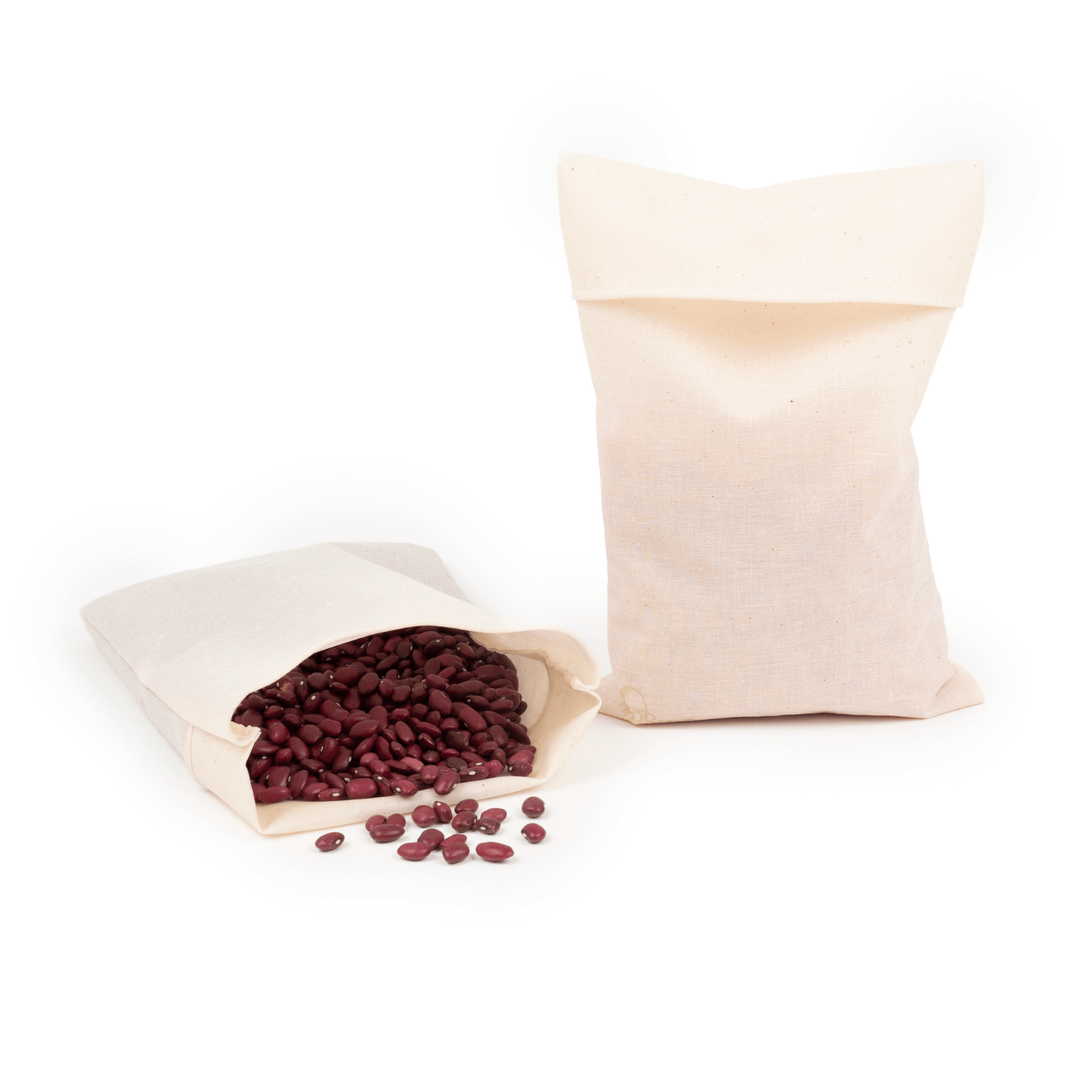 Food Huggers Fabric Bulk bag filled with beans the perfect alternative to plastic wrap