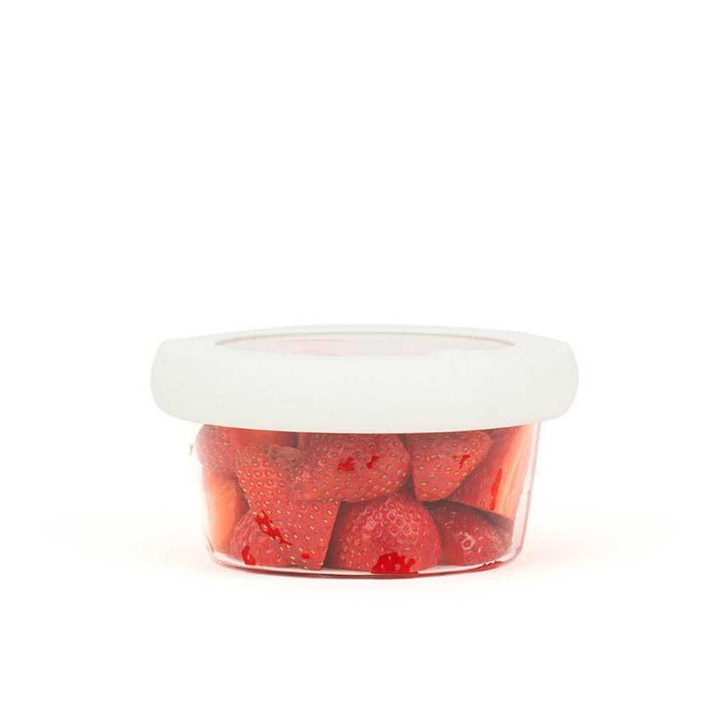 Fruit Grape Storage Containers for Fridge 3 Pack - Produce Fruit Fresh Saver Containers with Lids, Drain Baskets and 20 Pcs Reusable Food Storage