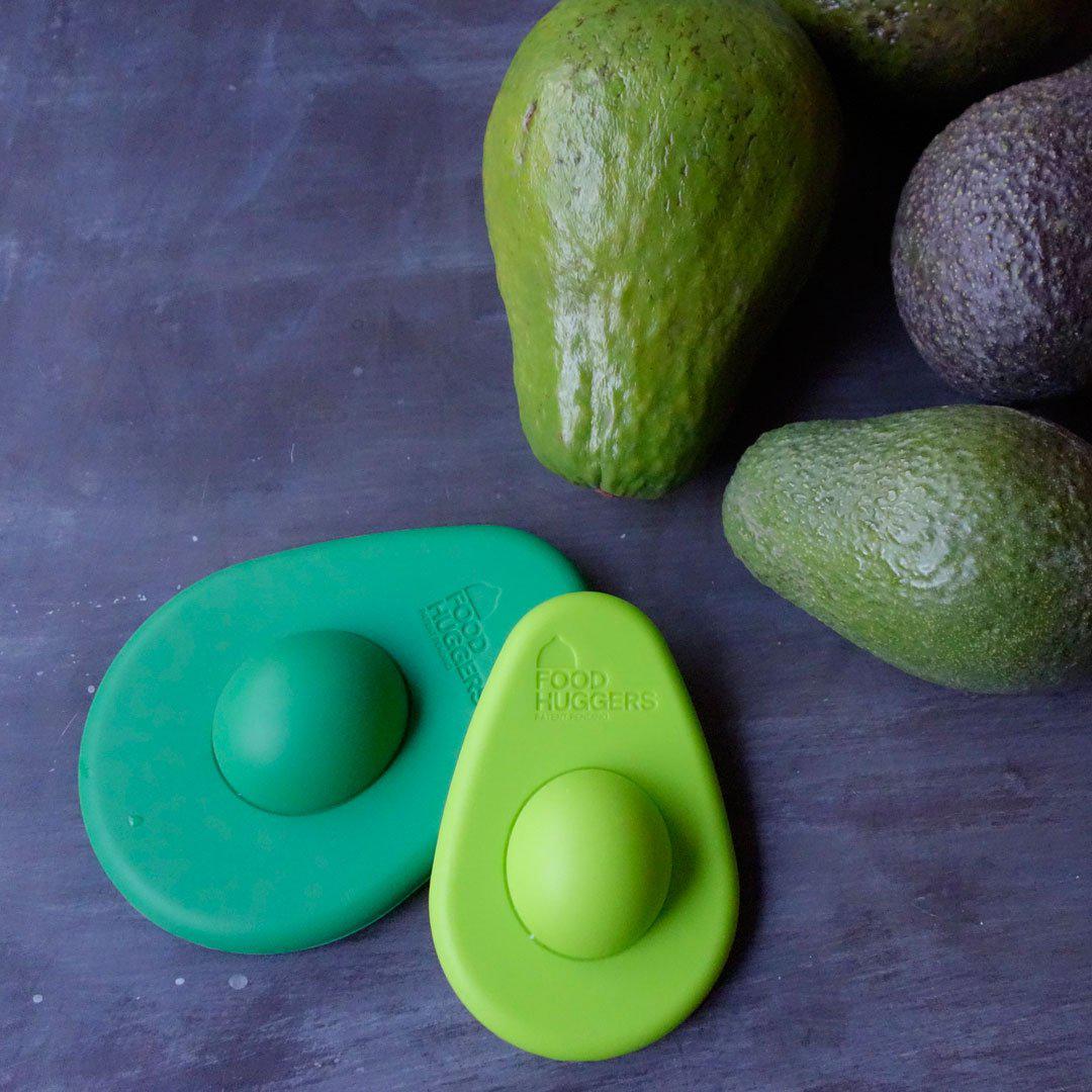 Set of 2 Avocado Food Huggers Silicone Food Savers Keep Your Avocado Fresh